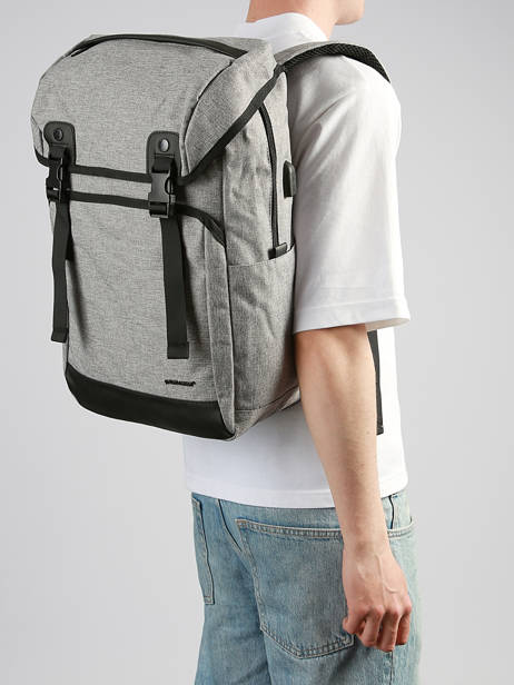 Business Rugzak David jones Grijs business PC037A ander zicht 1